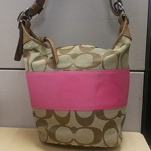 COACH Signature Rugby Duffle Tote